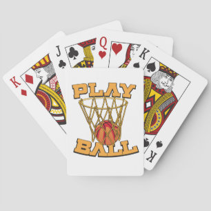 Jeu De Cartes Jouer au basket-ball.