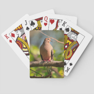 Jeu De Cartes Jouer aux cartes avec l'image de la colombe en deu