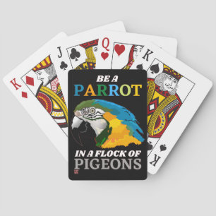 Jeu De Cartes jouer aux cartes "BE A PARROT..."