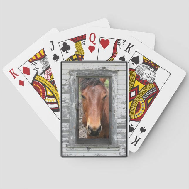 Jeu De Cartes Jouer aux cartes ~ Cheval (dos)