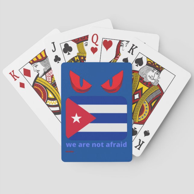 Jeu De Cartes jouer aux cartes "CUBA" (dos)