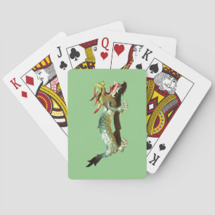 Jeu De Cartes Jouer aux cartes - Dragon on Green