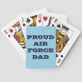 Jeu De Cartes Jouer aux cartes Fière armée de l'air papa