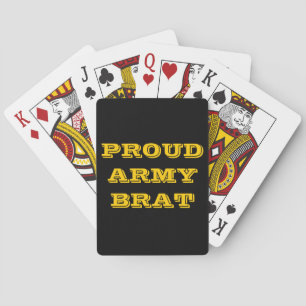 Jeu De Cartes Jouer aux cartes Fière Brat de l'Armée