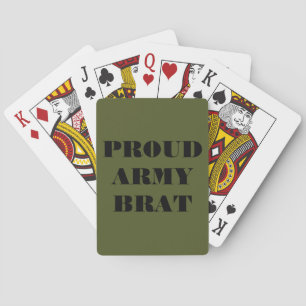 Jeu De Cartes Jouer aux cartes Fière Brat de l'Armée