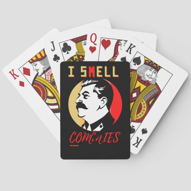 Jeu De Cartes jouer aux cartes "I SMELL ENGAGE 3 STALIN" (dos)