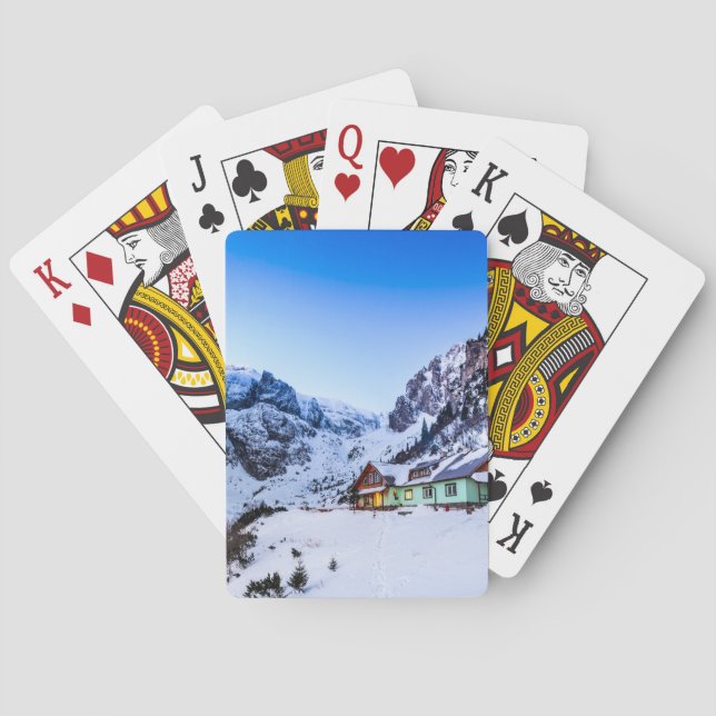 Jeu De Cartes Jouer aux cartes, malaise, Bucegi (dos)