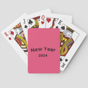 Jeu De Cartes Jouer aux cartes nouvelle année 2024,