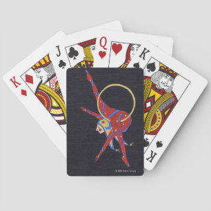 Jeu De Cartes Jouer aux cartes - Robe d'acrobate noire et rouge