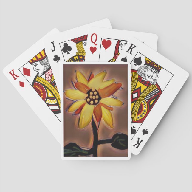 Jeu De Cartes Jouer aux cartes tournesol (dos)