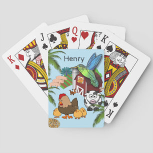 Jeu De Cartes Jouer Carte Deck Animaux de ferme Vaches