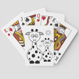 Jeu De Cartes Jouer Carte Deck Coloration Giraffe