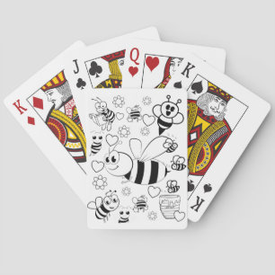 Jeu De Cartes Jouer Carte Deck Coloriage Bumblebee