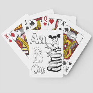 Jeu De Cartes Jouer Carte Deck Coloriage École de lecture