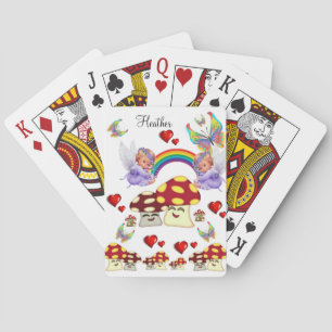 Jeu De Cartes Jouer Carte Deck Fairy Mushroom Rainbow