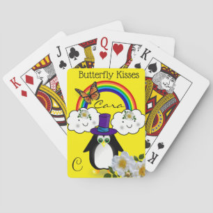 Jeu De Cartes Jouer Carte Deck Penguin Arc-en-ciel Papillon