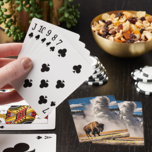 Jeu De Cartes Jouer Cartes Yellowstone Geyser