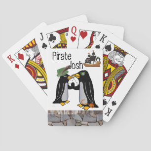 Jeu De Cartes Jouer Carton Deck Penguin Pirate Ship Stones
