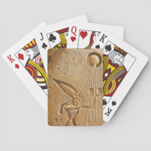 Jeu De Cartes Jouer Des Cartes Avec Akhenaten Worshiping Aten