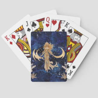 Jeu De Cartes Jouer des cartes avec déesse céleste en or Faux