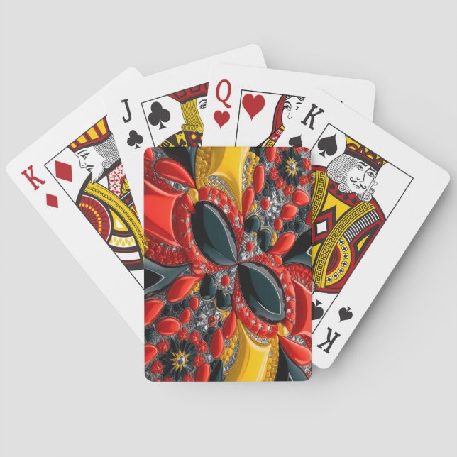 Jeu De Cartes Jouer des cartes avec des couleurs allemandes (dos)