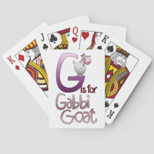 Jeu De Cartes Jouer des cartes, G est pour Gabbi Chèvre