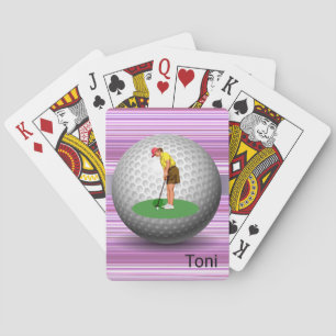 Jeu De Cartes Jouer Pont De Carte Ballons De Golf Violet Baies D
