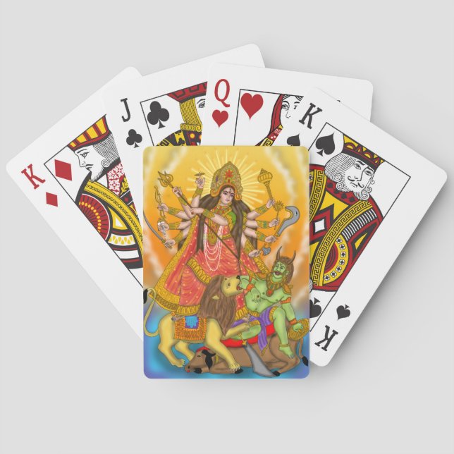 Jeu De Cartes Jouets Mahishasur Mardini (dos)