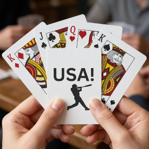 Jeu De Cartes Joueur de baseball américain utilisant un point co