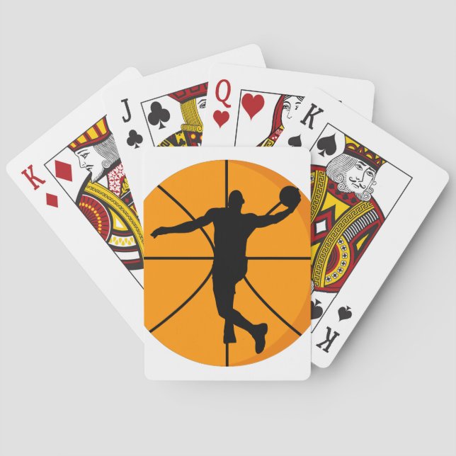Jeu De Cartes  Joueur de basket-ball. (dos)