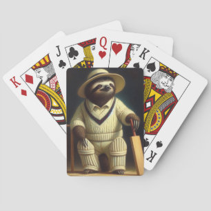 Jeu De Cartes Joueur de cricket Sloth