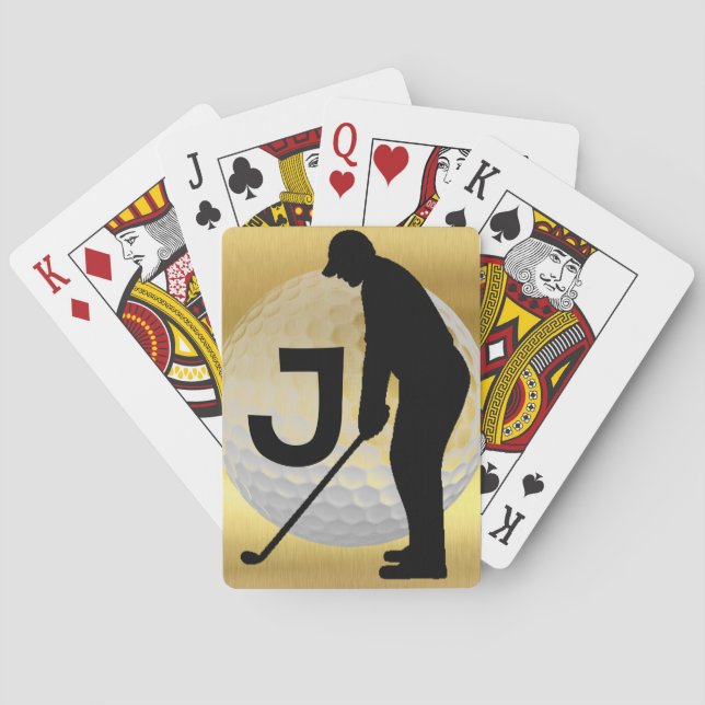 Jeu De Cartes Joueur de golf (dos)