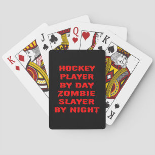Jeu De Cartes Joueur de hockey par Jour Zombie Slayer par nuit