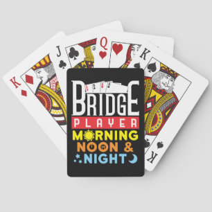 Jeu De Cartes Joueur de pont amusant matin midi et nuit