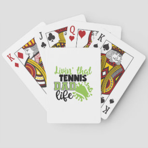 Jeu De Cartes Joueur de tennis   Vivre cette vie de papa de tenn