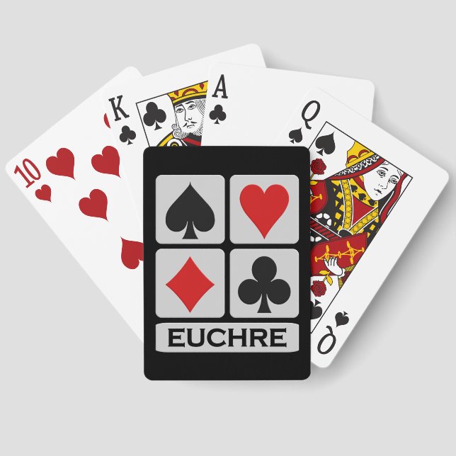Jeu De Cartes Joueur d'Euchre (Verso)