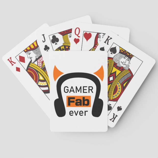 Jeu De Cartes joueur fab-ever (dos)