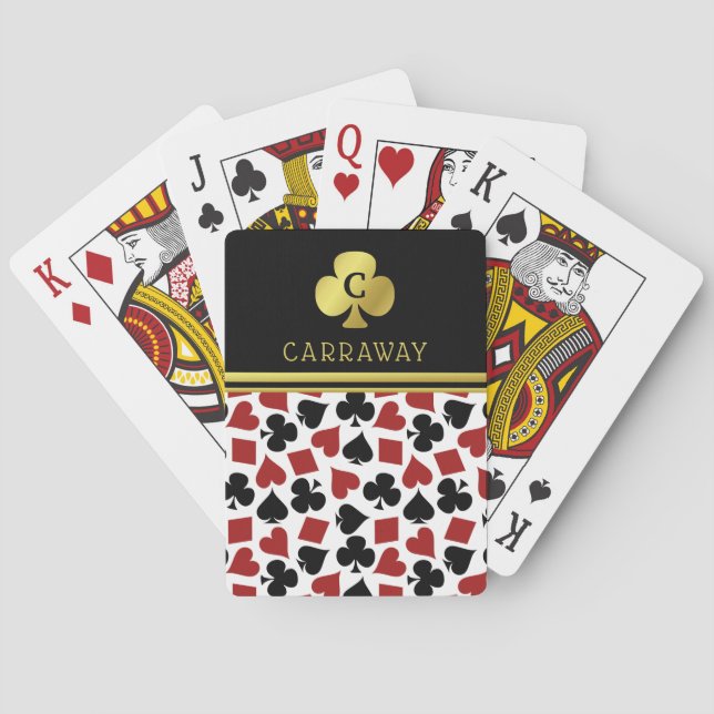 Jeu De Cartes Joueur Poker Joueur Casino Card Costume Nom Person (dos)