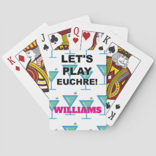 Jeu De Cartes Jouons à Euchre ! Martini Design