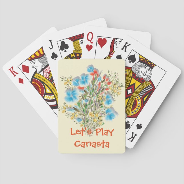 Jeu De Cartes Jouons aux cartes Canasta (dos)