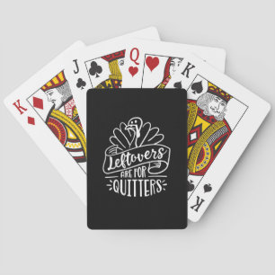 Jeu De Cartes Jour D'Action De Grâce Drôle Drôle Les Restes De C