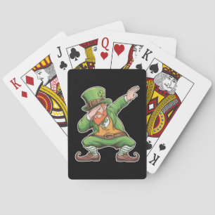 Jeu De Cartes Jour de la Saint Patrick Dab Dabbing Leprechaun En