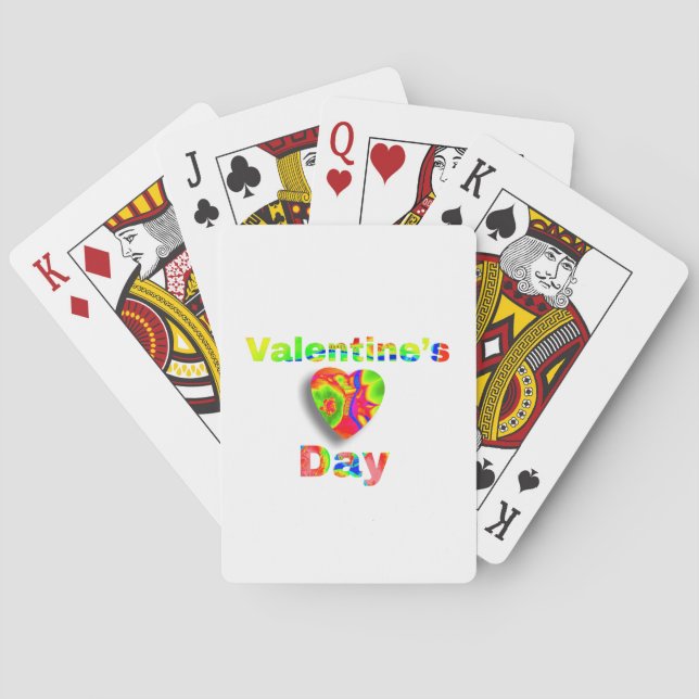 Jeu De Cartes Jour de la Saint Valentin (dos)