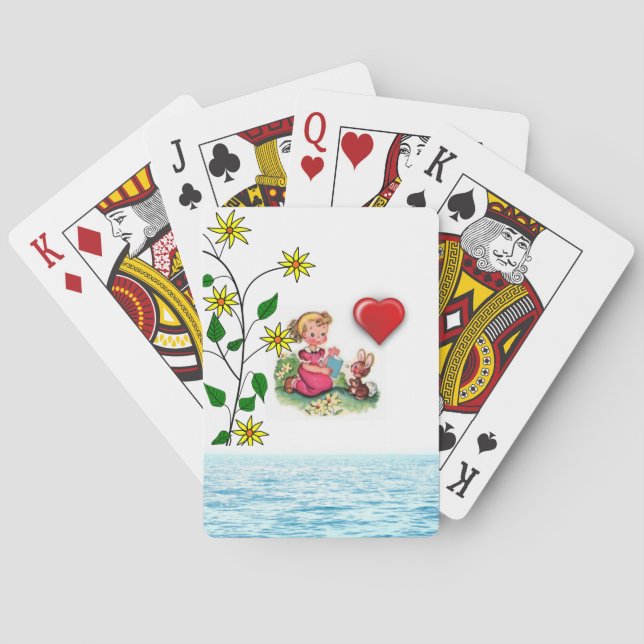 Jeu De Cartes Jour de la Saint-Valentin Jouer à la carte Deck (dos)