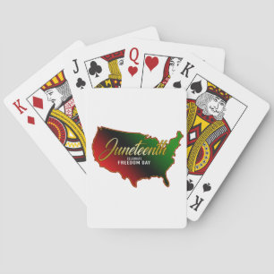 Jeu De Cartes Jour de l'Indépendance noire du 11 juin