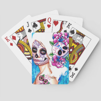 Jeu De Cartes Jour de promesses en l'air de la fille morte
