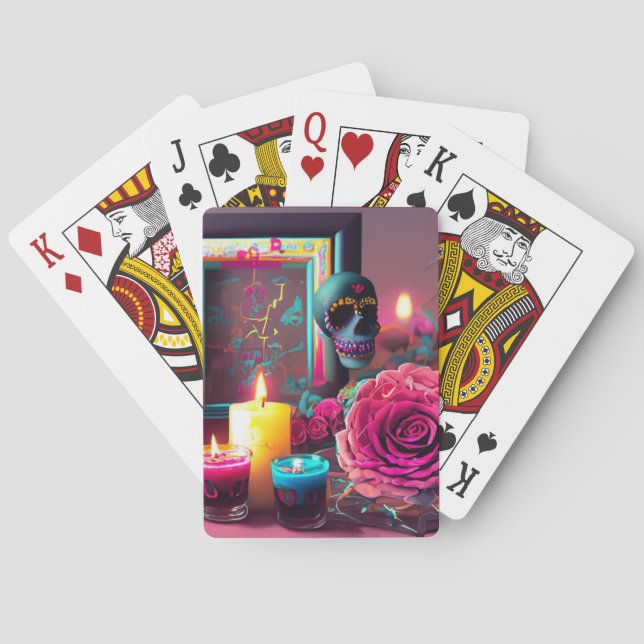 Jeu De Cartes Jour des morts (dos)