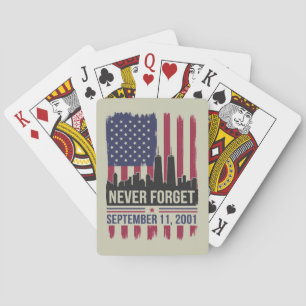 Jeu De Cartes Jour du souvenir du 11 septembre 2001 USA