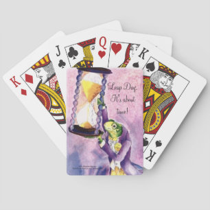 Jeu De Cartes JOUR INTERCALAIRE. IL a lieu AU SUJET DE TEMPS !