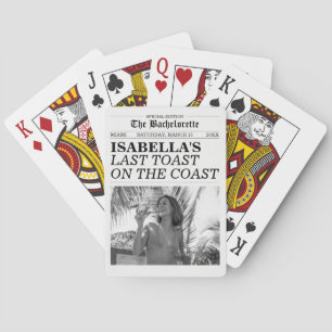 Jeu De Cartes Journal de l'Enterrement de Vie de Jeune Fille Der